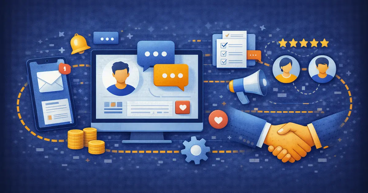 A connected view of content shared across social platforms and email channels.