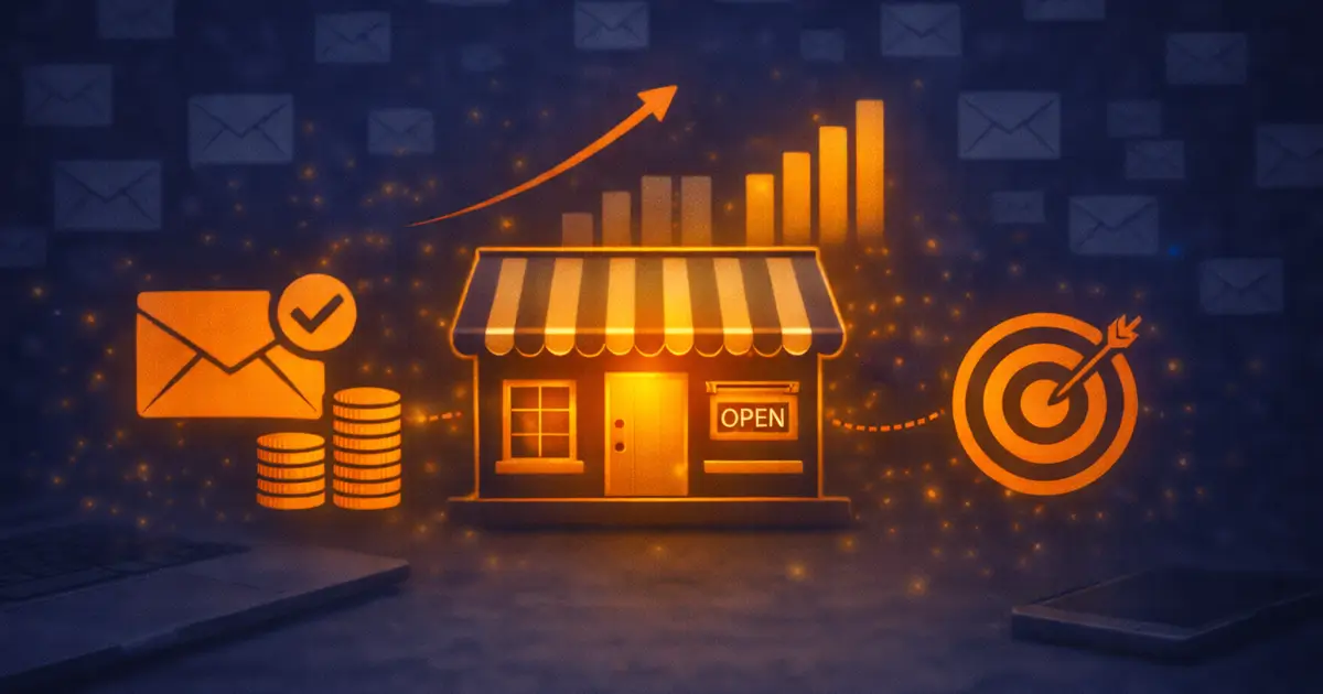 A central email hub connects growth, trust, reach, and revenue in one unified flow.