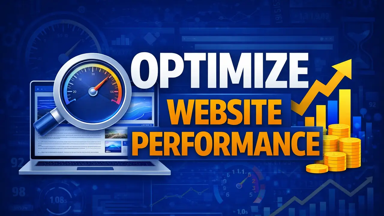 Website performance optimization helps improve website speed and usability