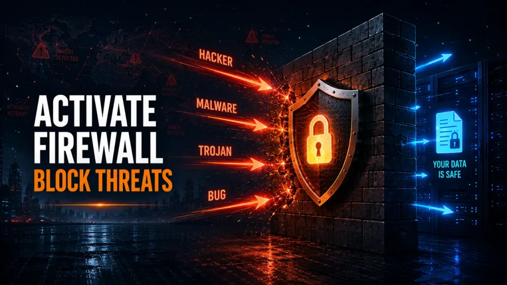 Firewall protection for blocking online threats